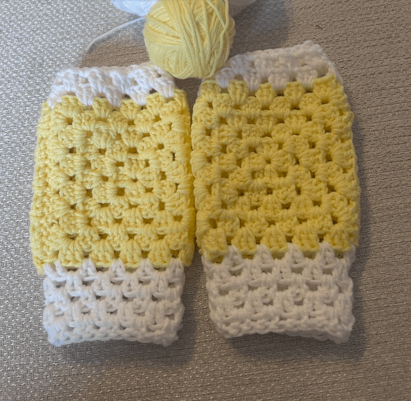 Granny Square Mittens